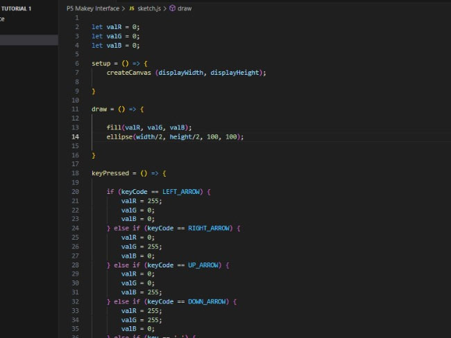 p5.js Tutorial Experimentation